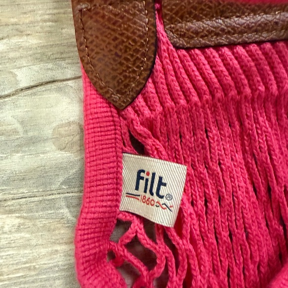 Longchamp Le Pliage Filet large Candy Pink - Picture 4 of 7